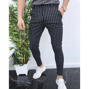 New striped men's casual pants