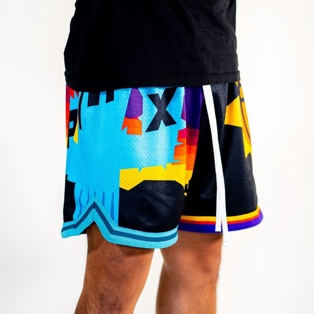 Statement street style casual sports shorts