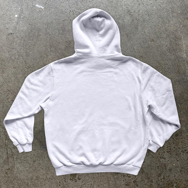 Traffic jam hip-hop fashion brand print long-sleeved hoodie