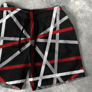 Abstract Lines 5 Inseam Shorts