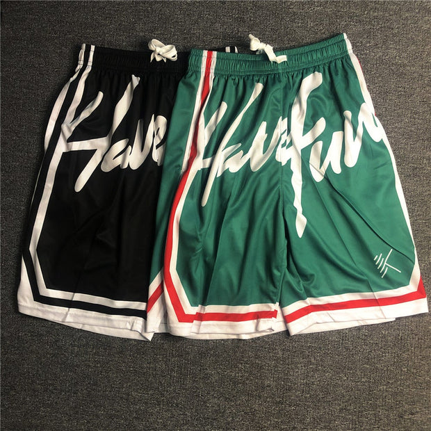 Sports basketball quick-drying shorts basketball training five-point pants men's loose and breathable