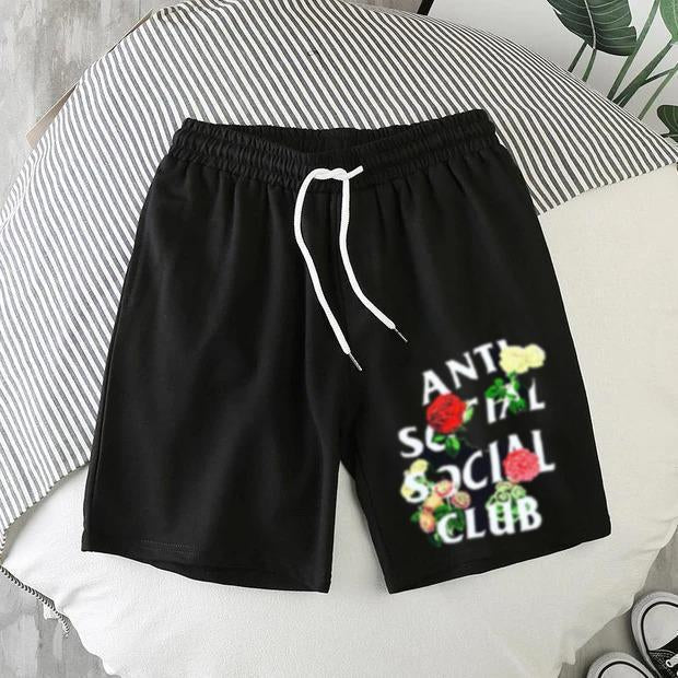 Casual basic sports floral shorts