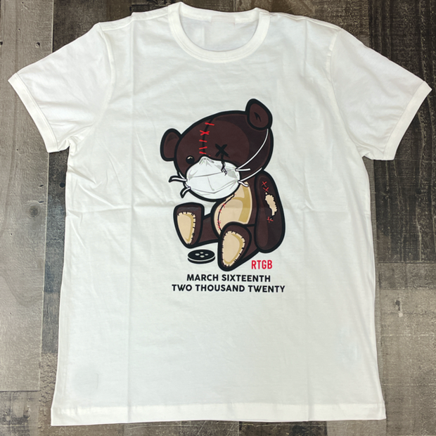 Personalized Teddy Bear Print Crew Neck T-shirt