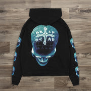 Cross skull casual street sports hoodie