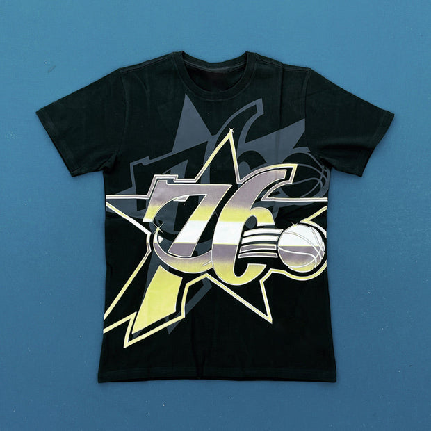 Tide brand hip-hop street basketball short-sleeved T-shirt
