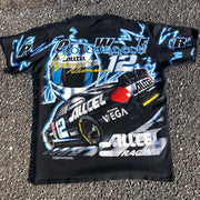 Racing Lightning Graphic Print Short Sleeve T-Shirt