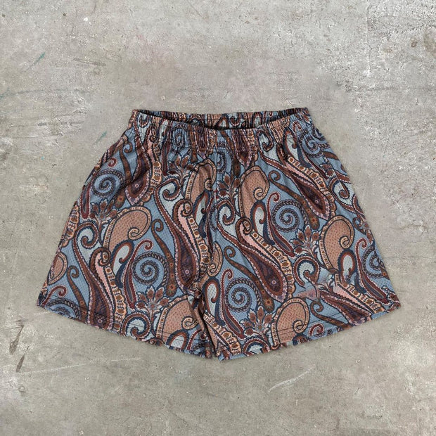 Personalized Printed Cashew Flower Street Shorts