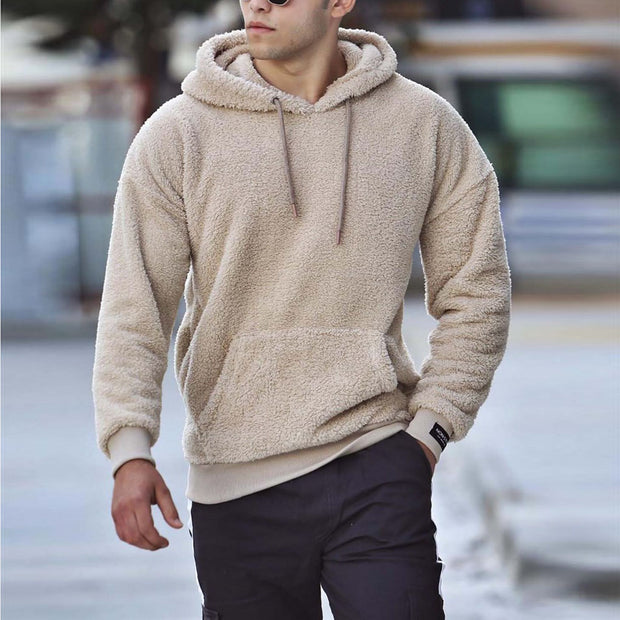 Casual solid color pullover sweater