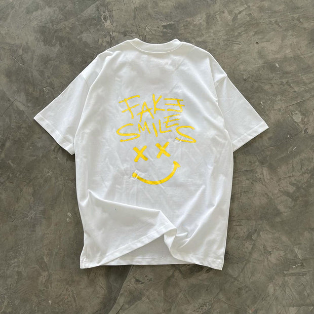 Smirk print T-shirt
