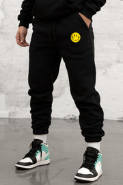 Fashion casual smiley print sports trousers