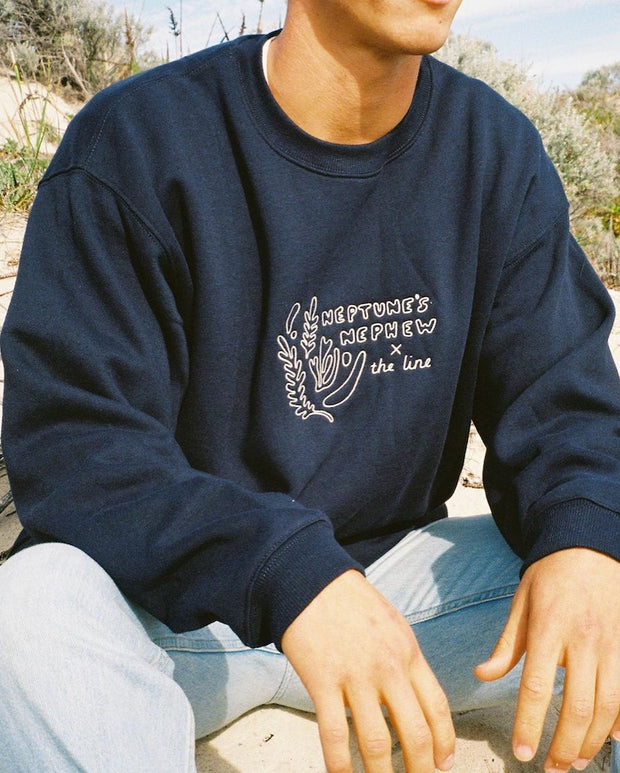 Casual loose printed simple sweater