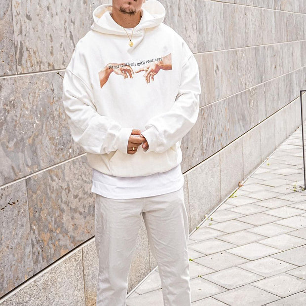 Fashion street style printed hoodie