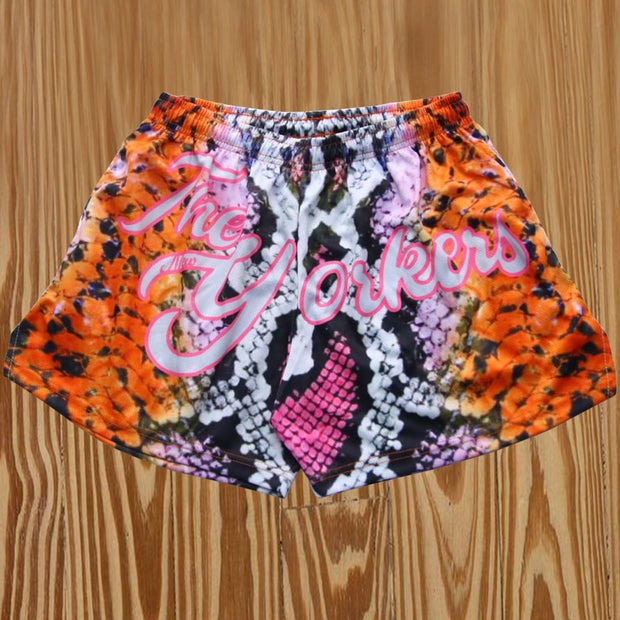 Personalized tiger print shorts