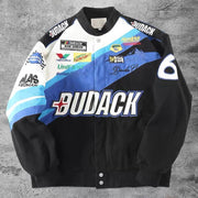 Casual motorcycle racing punk jacket
