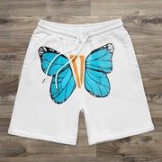 Personalized Simple Butterfly Print Street Shorts