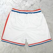 Contrasting Panelled Casual Retro Street Shorts