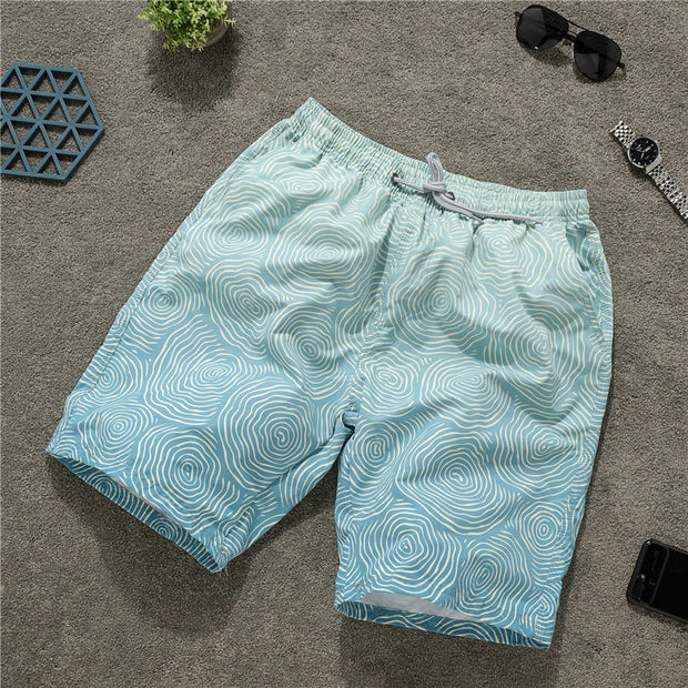 Seaside vacation quick-drying casual shorts fashion loose beach pants