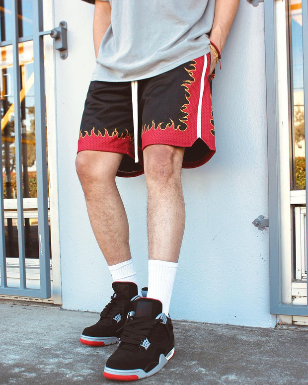 Sports personality printed shorts men