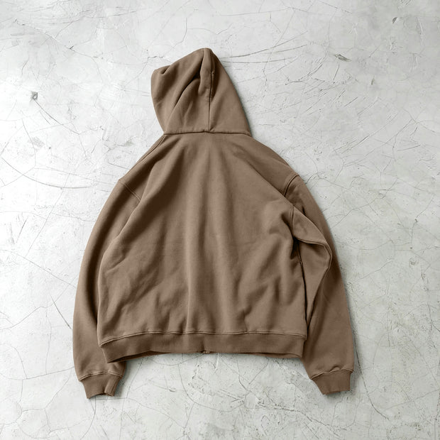 Fashion pattern trendy street zipper hoodie