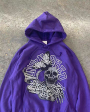 Unfinished legacy casual street plush hoodie