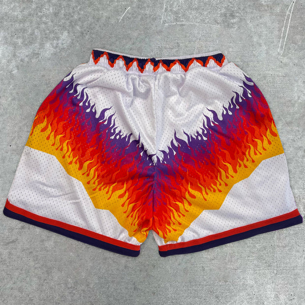 Casual Flame Sports Shorts