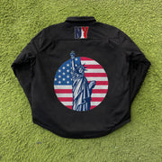 Trendy New York City Pattern Lapel Jacket