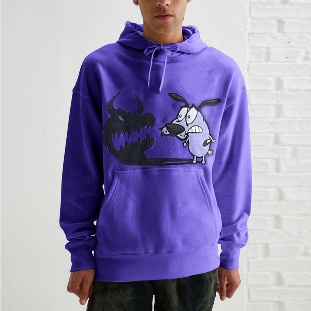 Fashion printed long-sleeved personality sports hoodie
