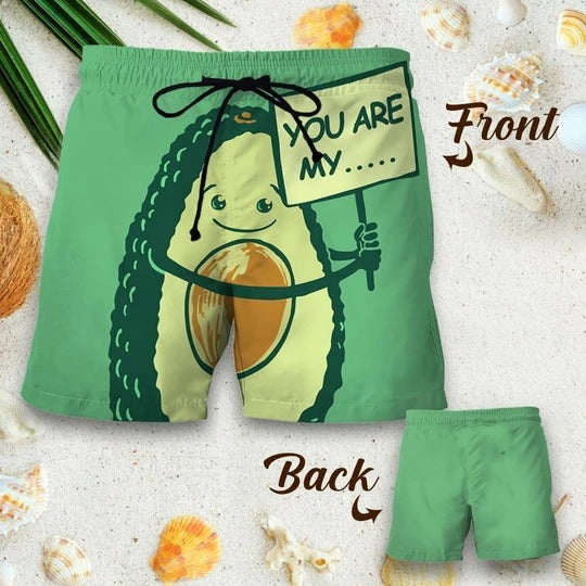 Avocado cute men's shorts