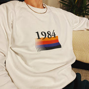 Casual unisex crew neck printed sweatshirt
