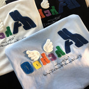 Little Angel American Street Design Short Sleeve T-shirt