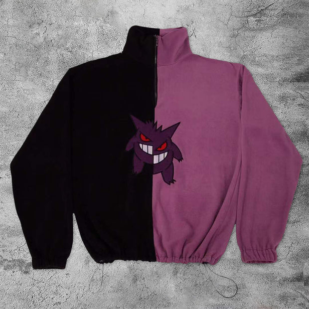 Pokémon casual street stitching zipper jacket